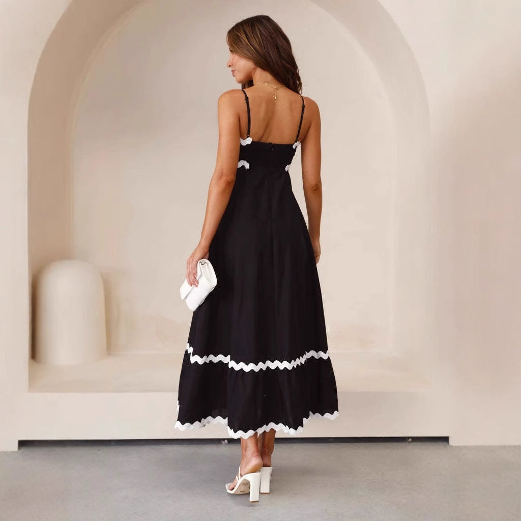 Women's A-Line Beach Sundress Maxi Dress