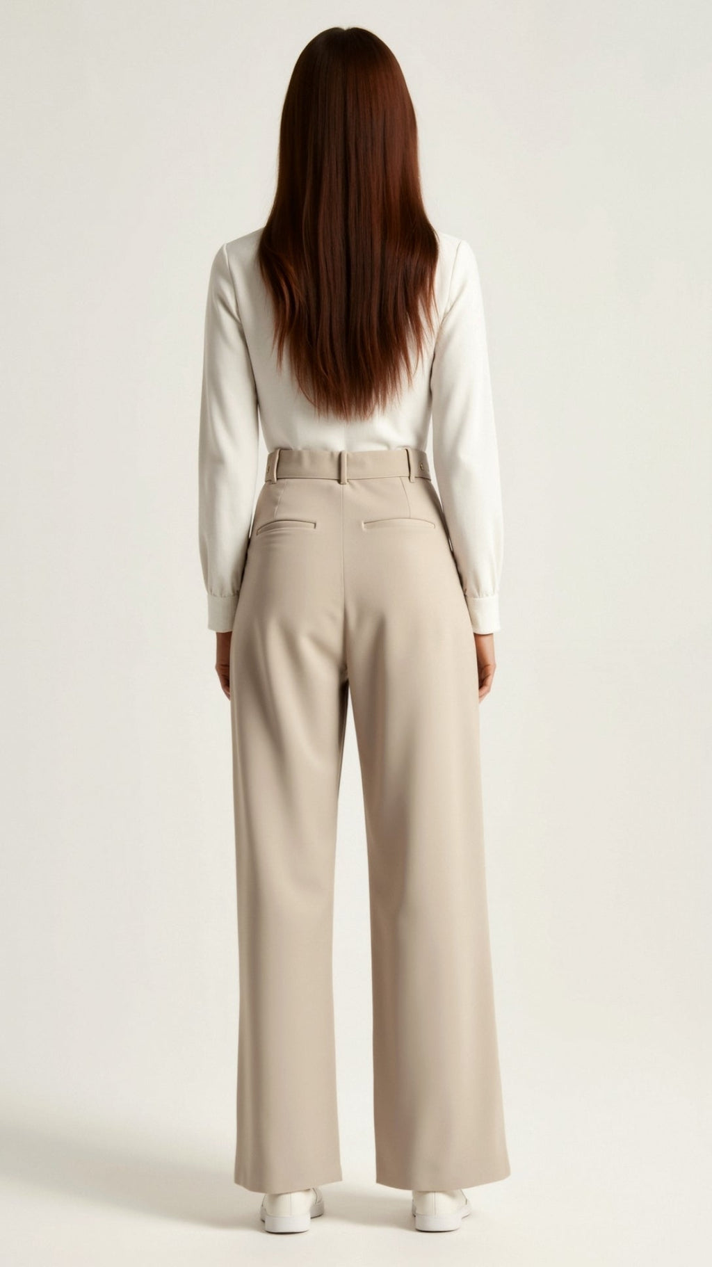 Women's Pleated Wide Leg Trousers
