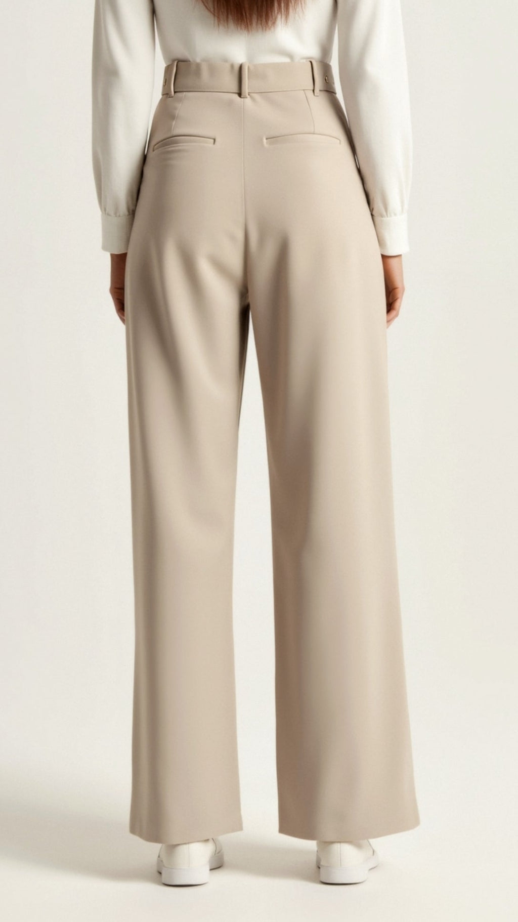 Women's Pleated Wide Leg Trousers
