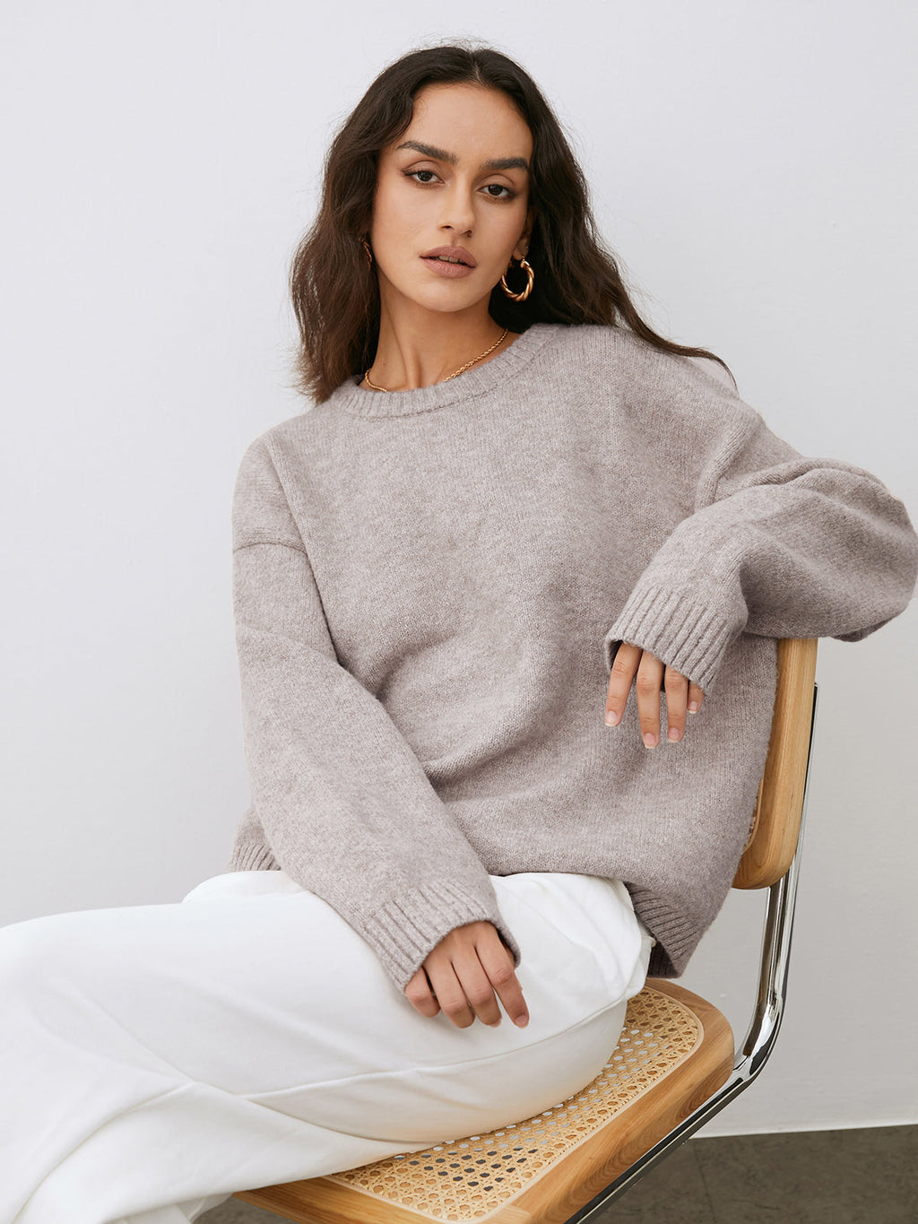 Women's Lightweight Relaxed Knit Sweater