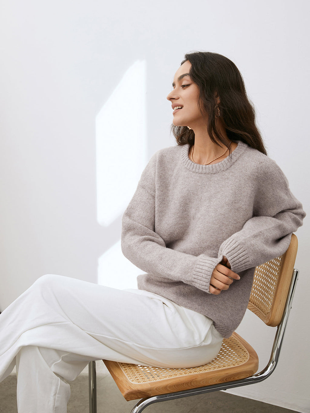 Women's Lightweight Relaxed Knit Sweater