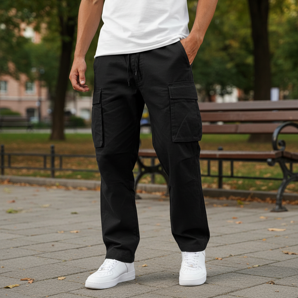 Men's Cotton Cargo Joggers