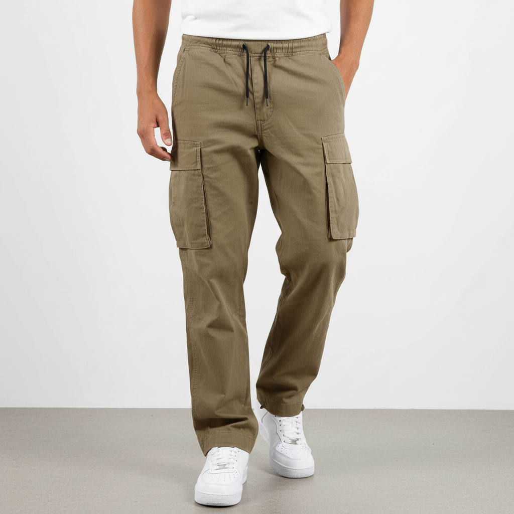 Men's Cotton Cargo Joggers