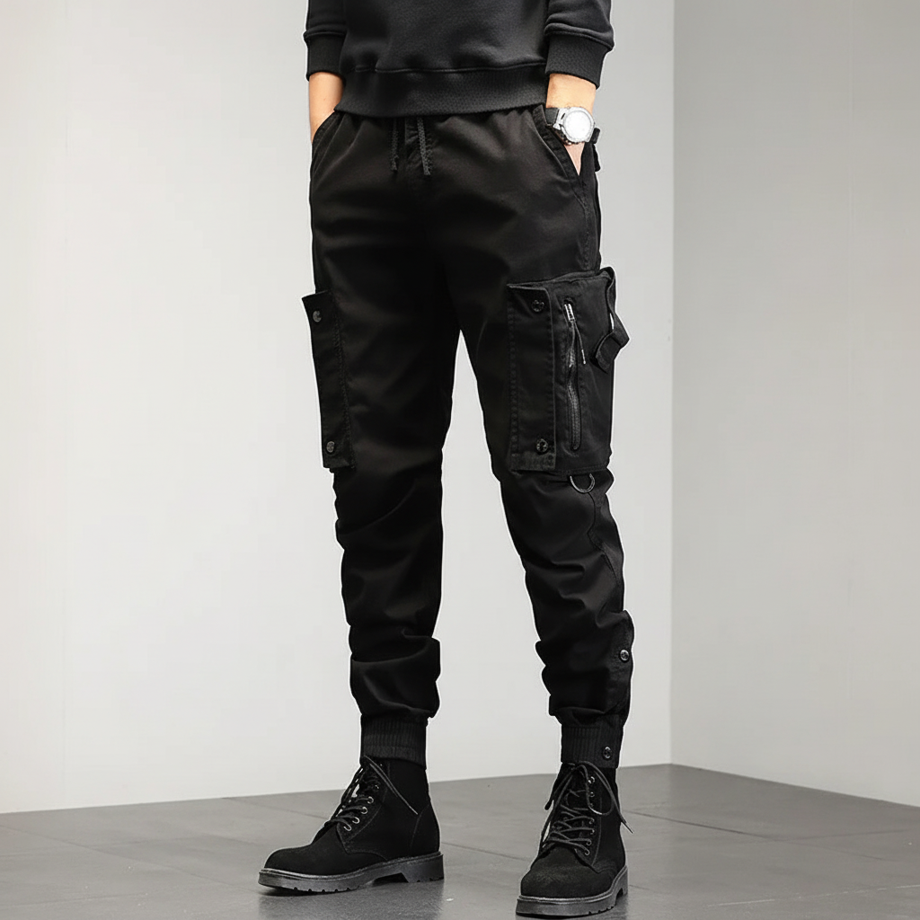 Men's Slim-Fit Cargo Trousers