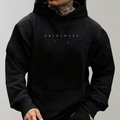 Men's Minimalist Relaxed Fit Pullover Hoodie