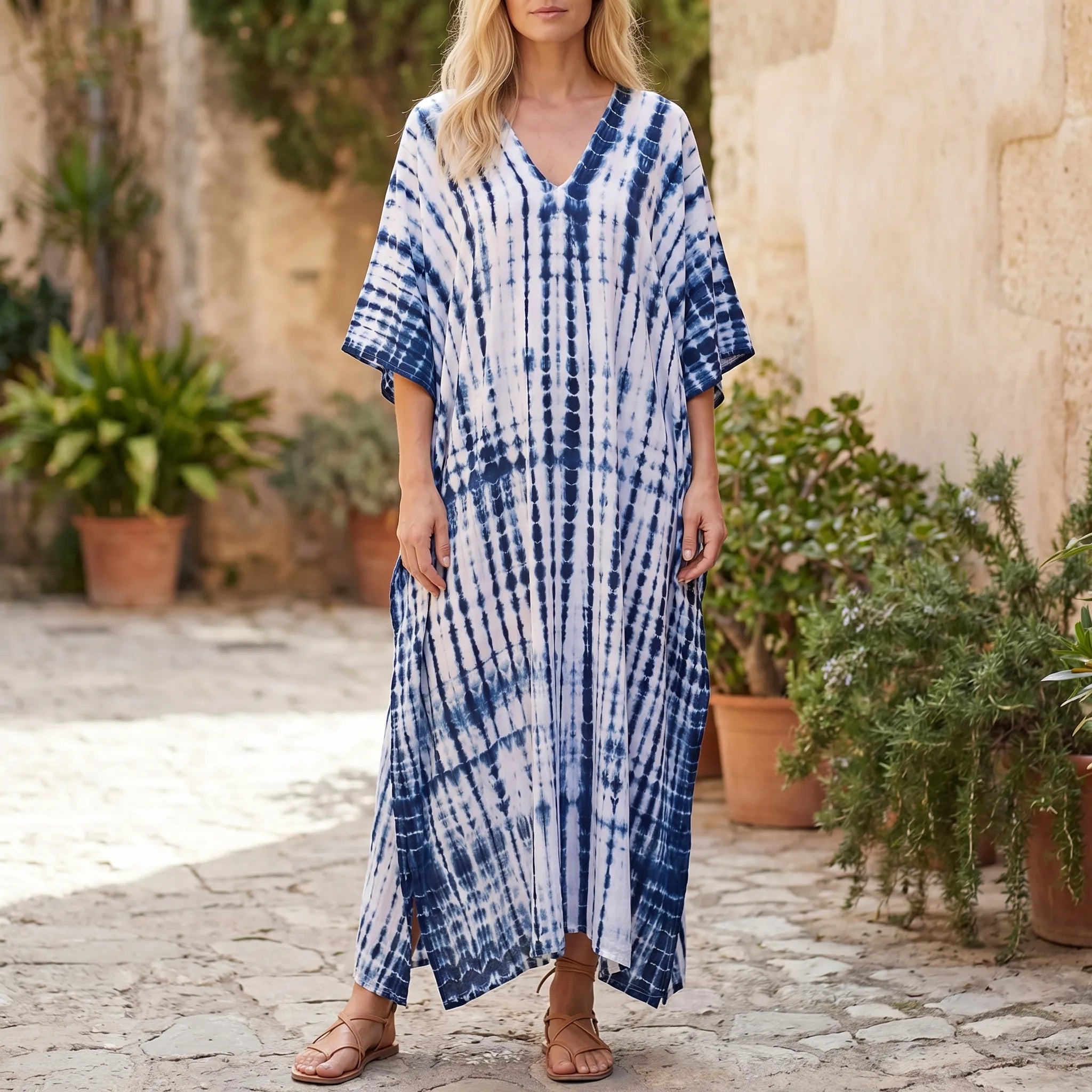 Women’s Boho Caftan Maxi Dress
