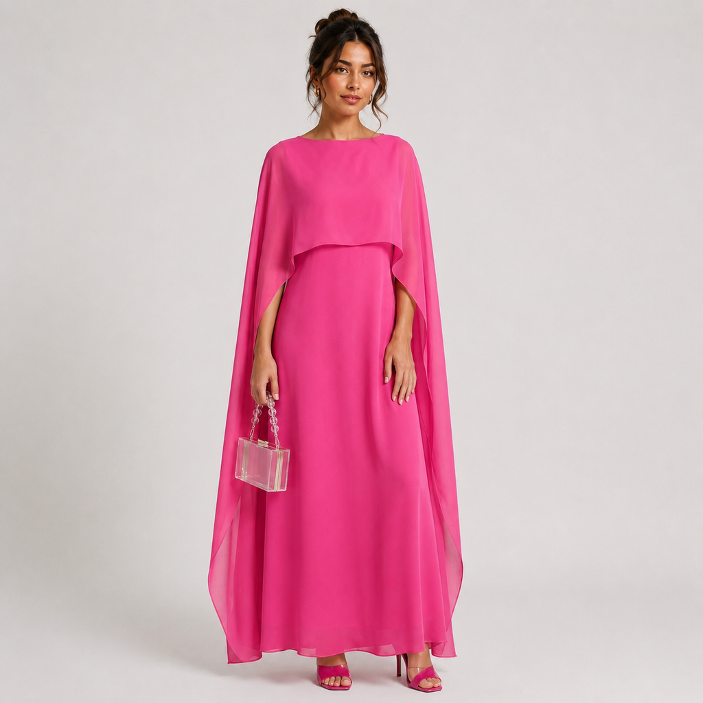Women’s Cape Maxi Dress