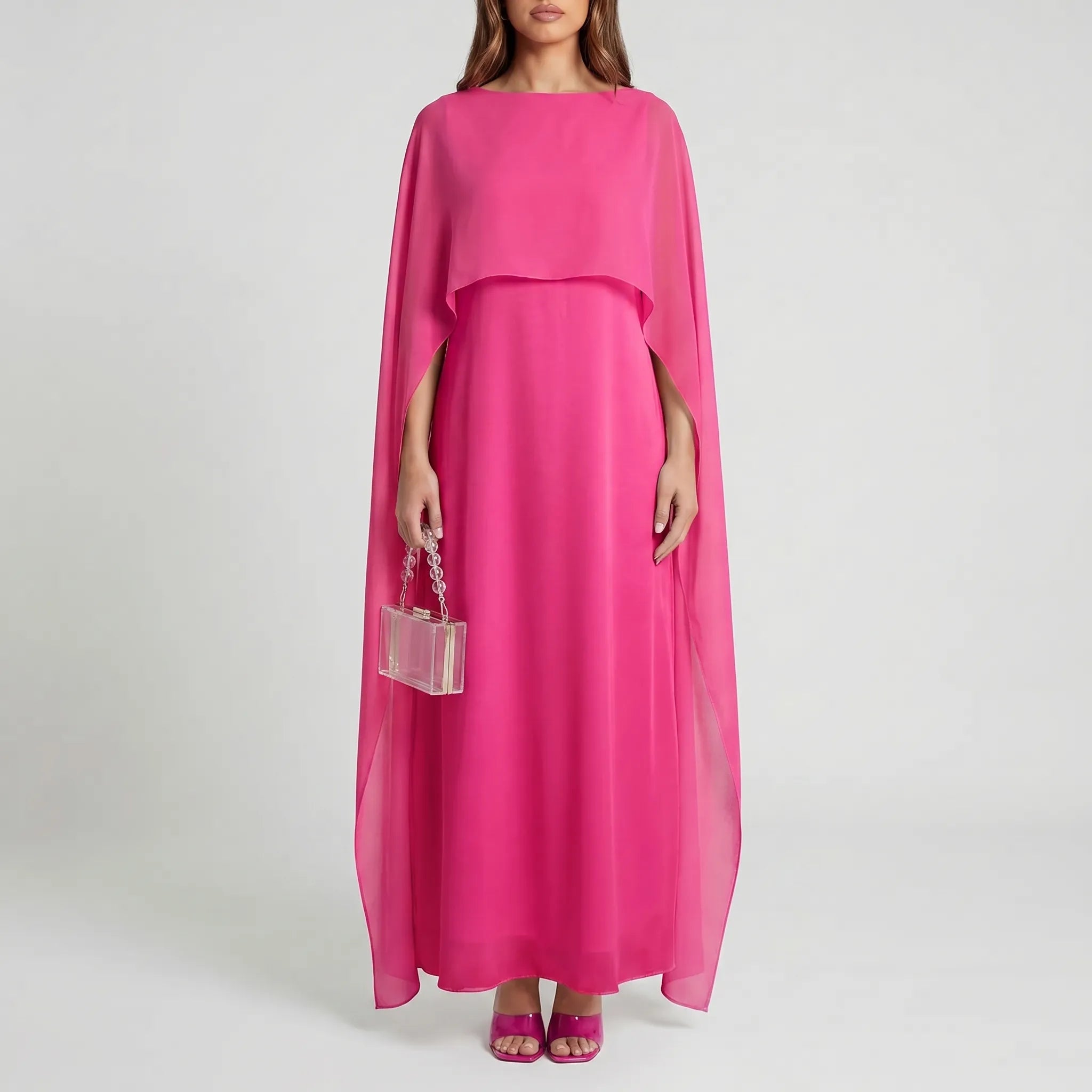 Women’s Cape Maxi Dress