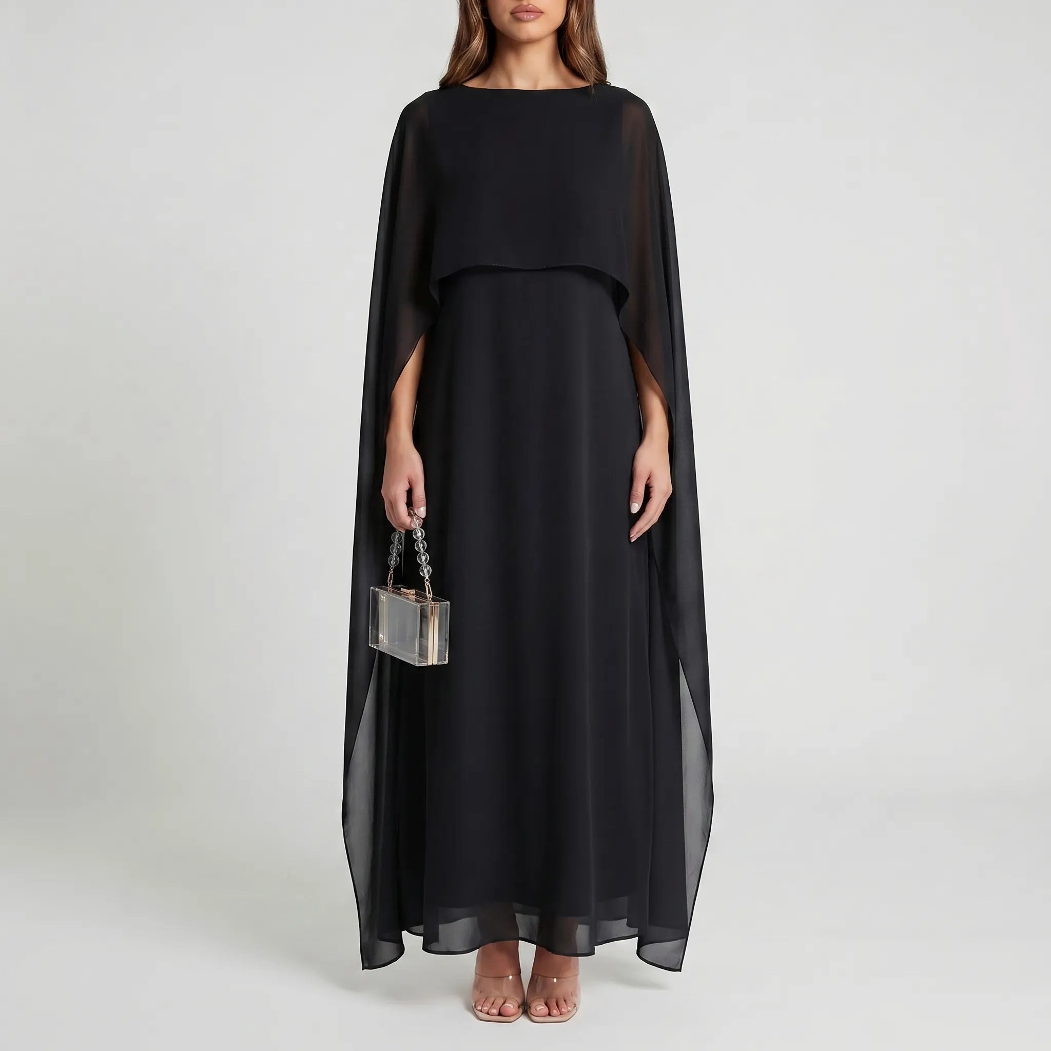 Women’s Cape Maxi Dress