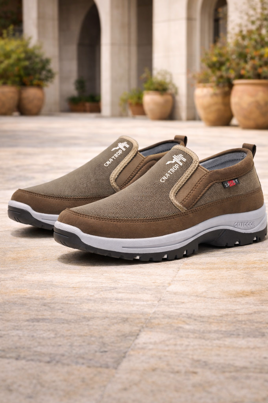 Men's Orthopedic Slip-On Cushioned Walking Shoes