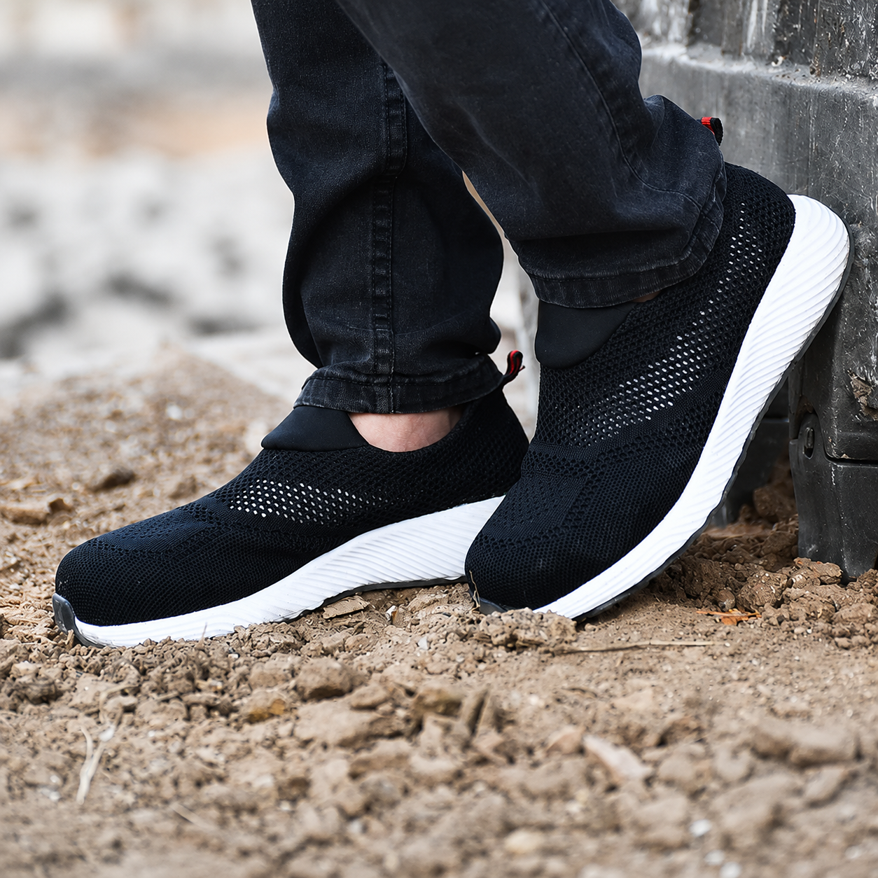 Men's Chunky Platform Mesh Sneakers