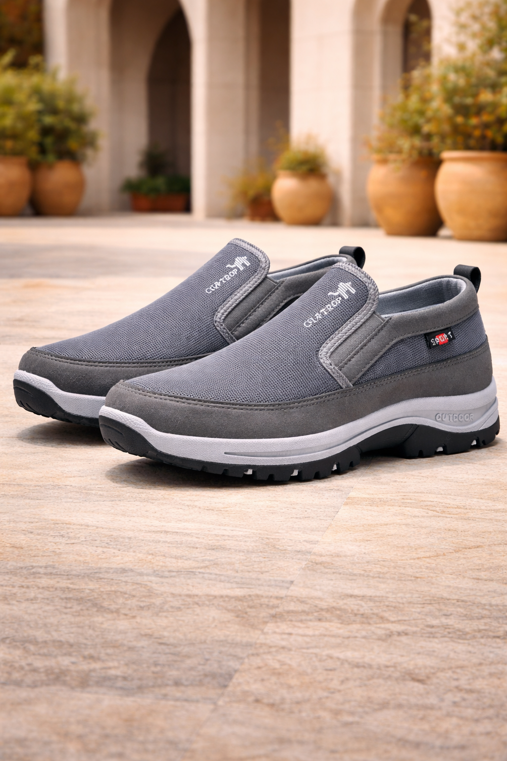 Men's Orthopedic Slip-On Cushioned Walking Shoes