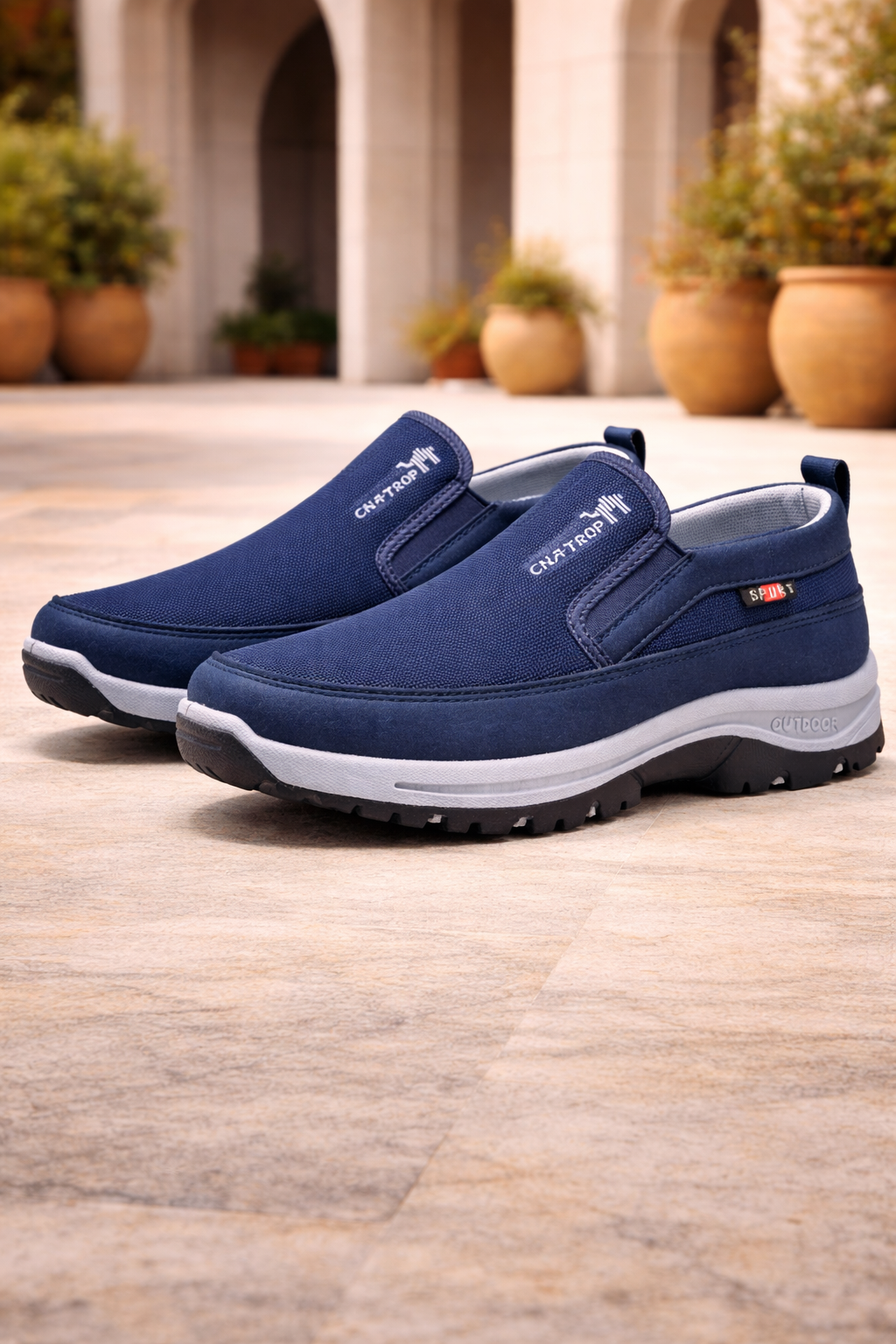 Men's Orthopedic Slip-On Cushioned Walking Shoes