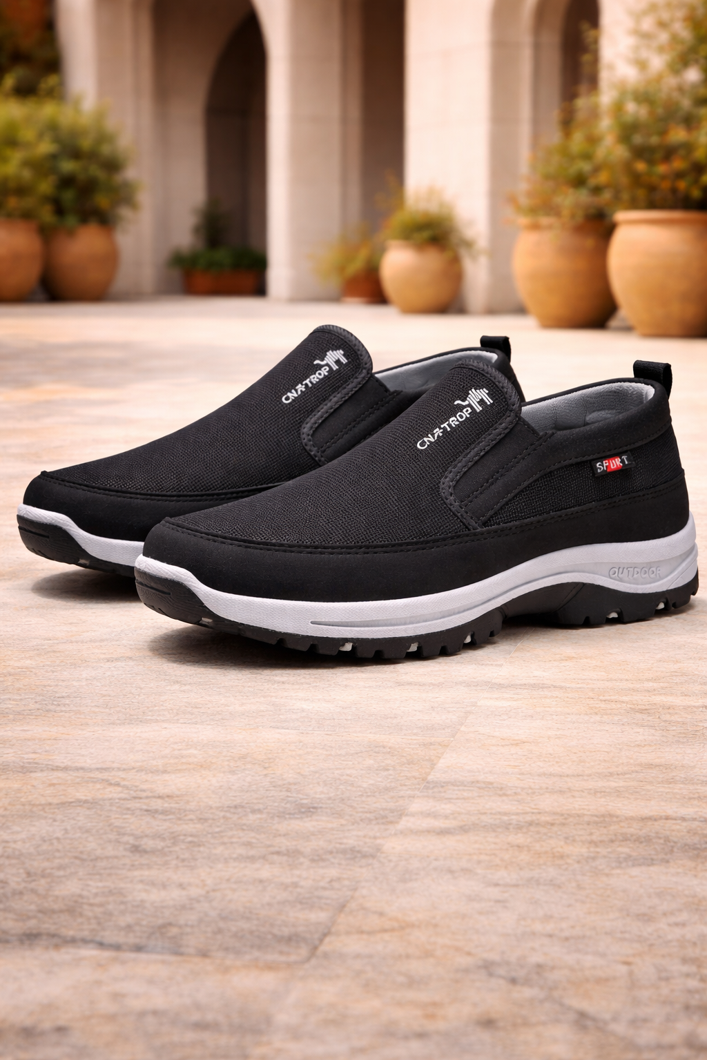 Men's Orthopedic Slip-On Cushioned Walking Shoes