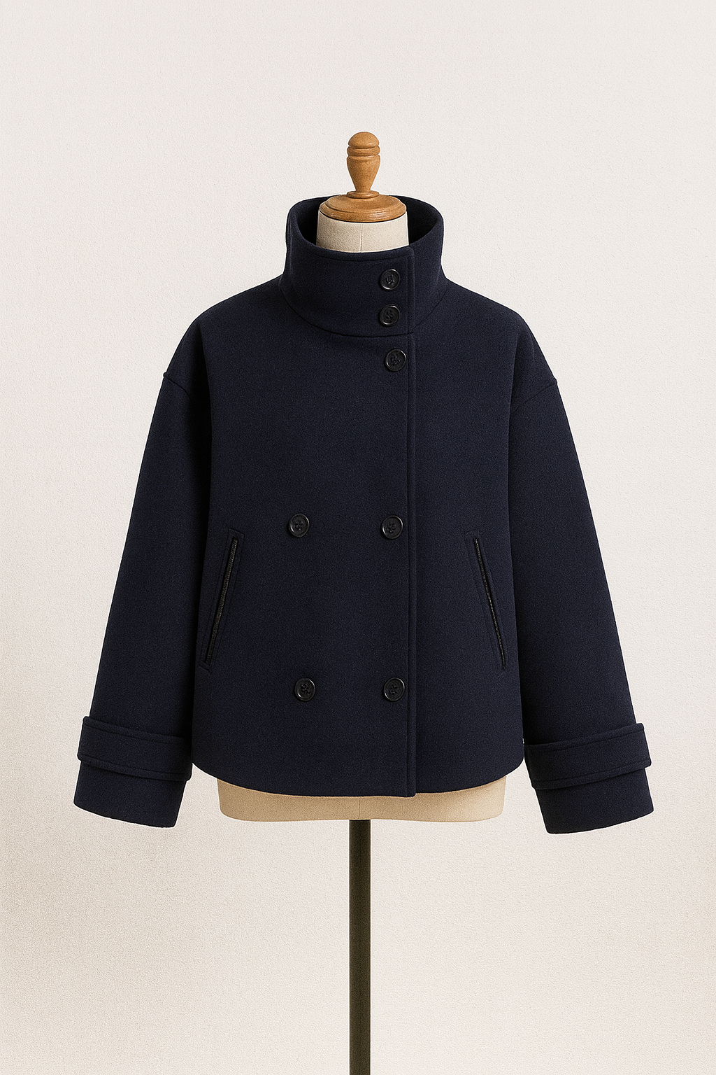 Women's Double-Breasted Short Coat