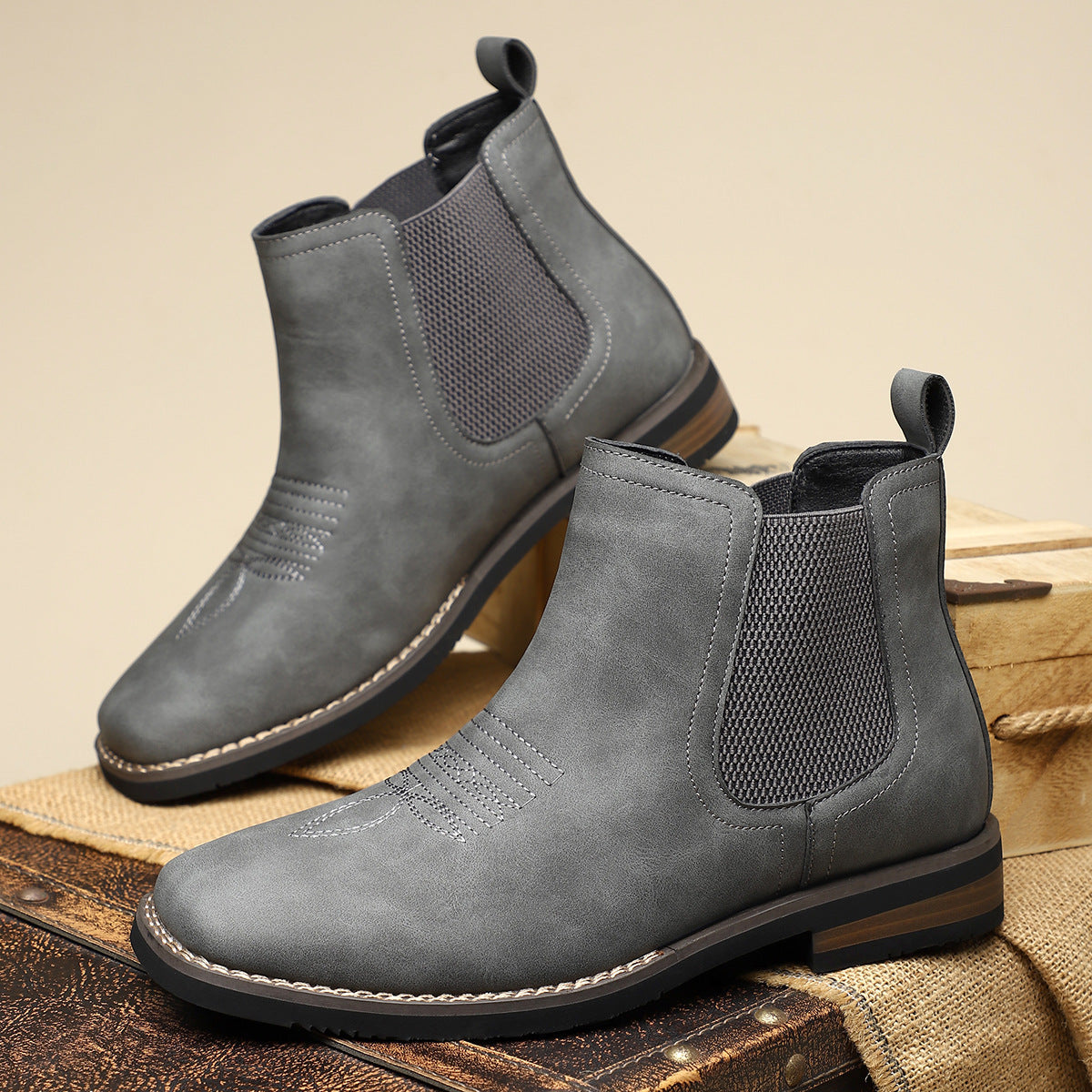 Men's Classic Leather Chelsea Boots