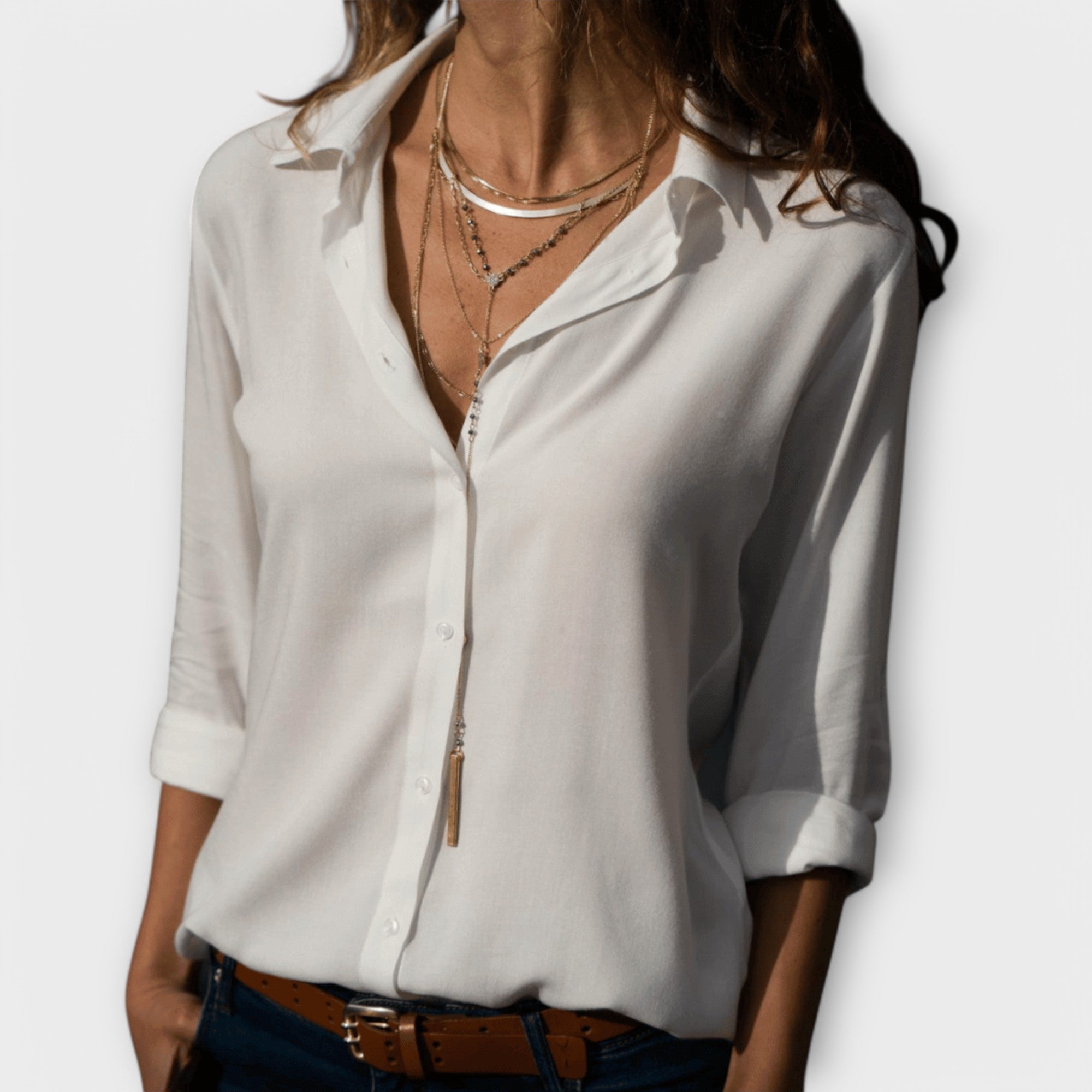 Women's Elegant Blouse for Work and Everyday Wear