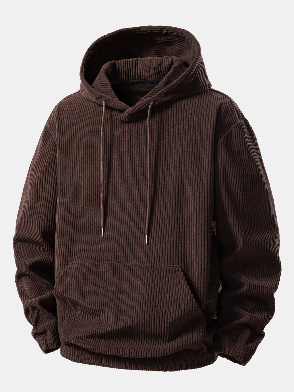 Men's Wide-Ribbed Corduroy Hoodie and Jogger Tracksuit