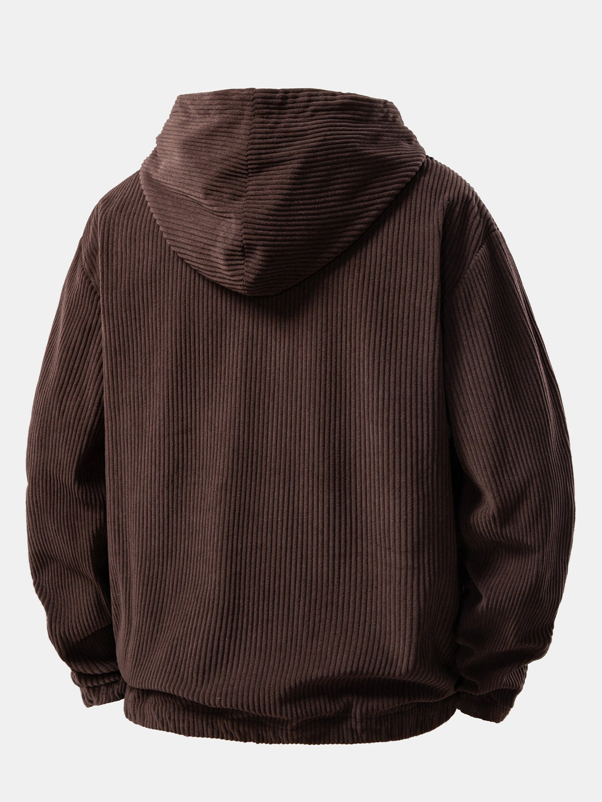 Men's Wide-Ribbed Corduroy Hoodie and Jogger Tracksuit