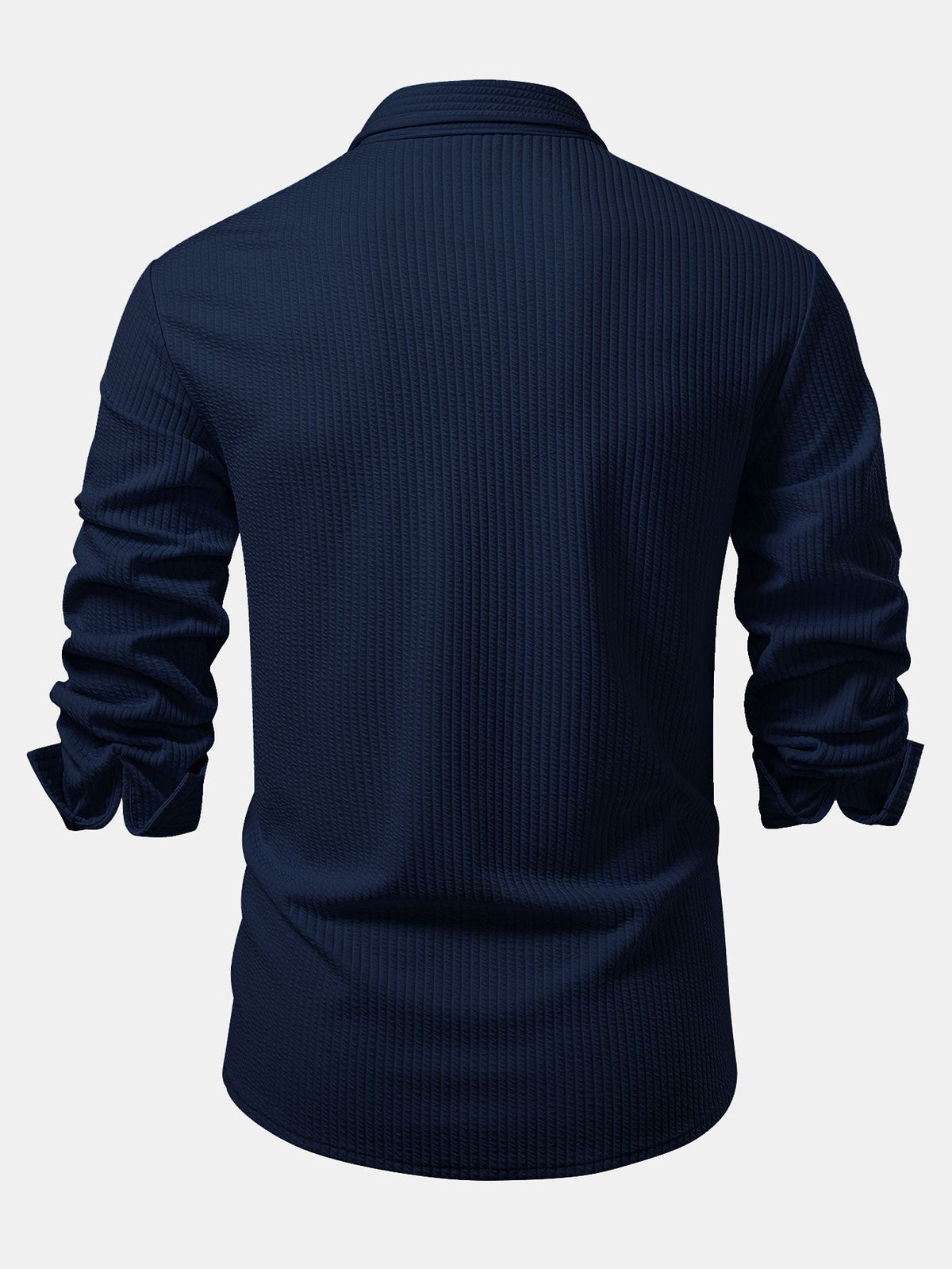 Men's Ribbed Muscle-Fit Shirt and Trousers Set