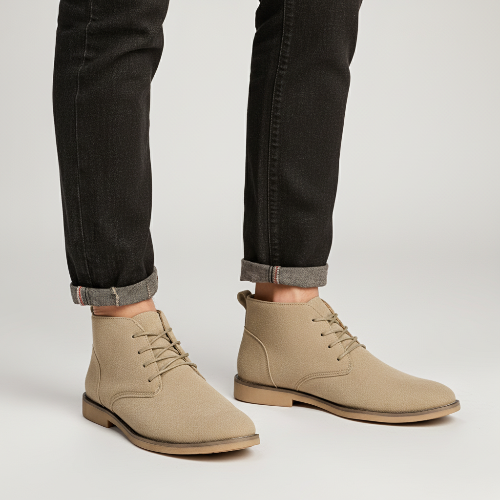 Men's PU Nubuck Chukka Boots