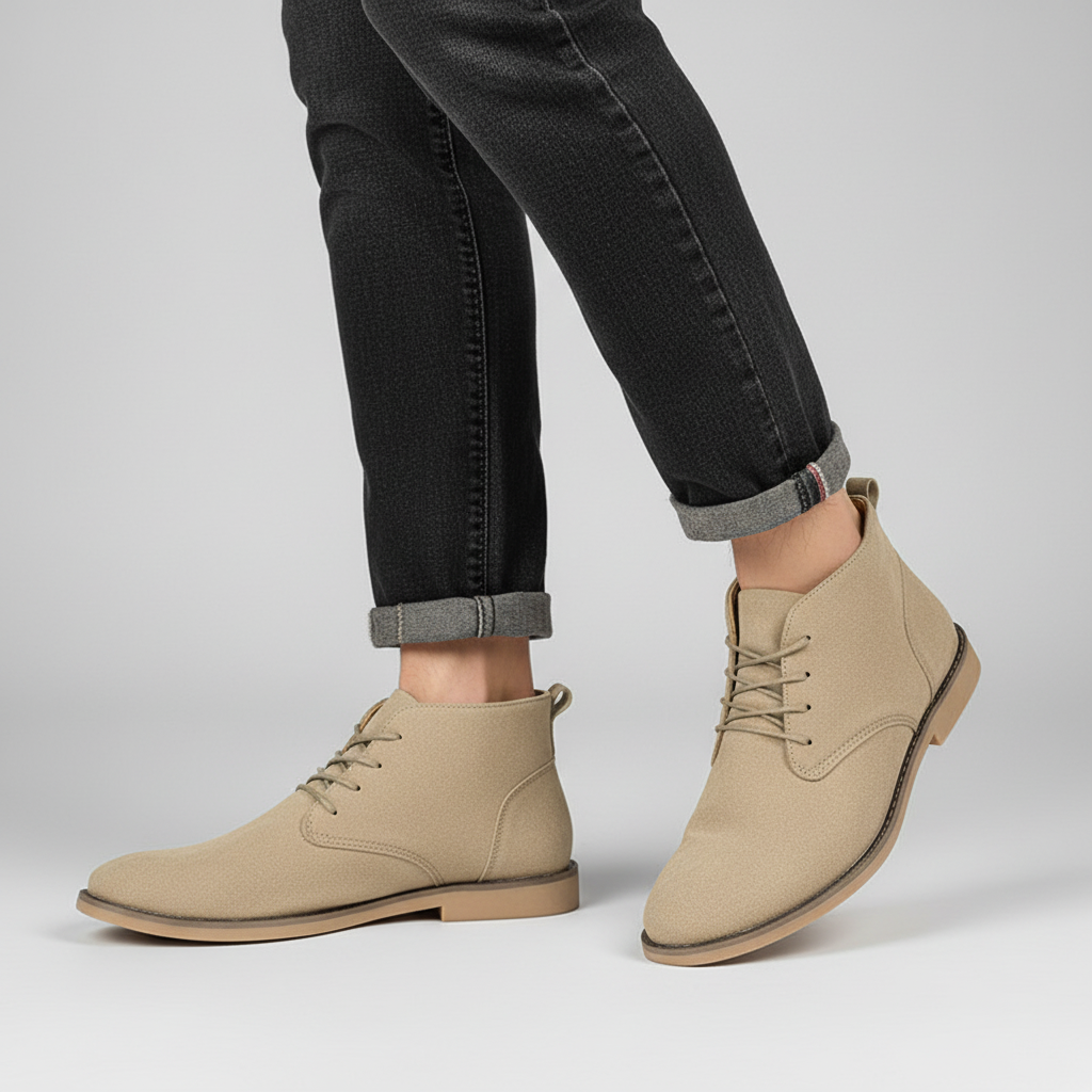 Men's PU Nubuck Chukka Boots