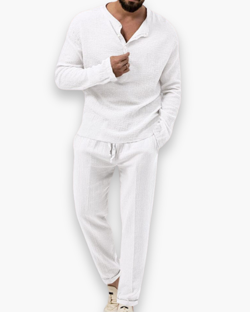 Men's Smart Casual Two-Piece Set