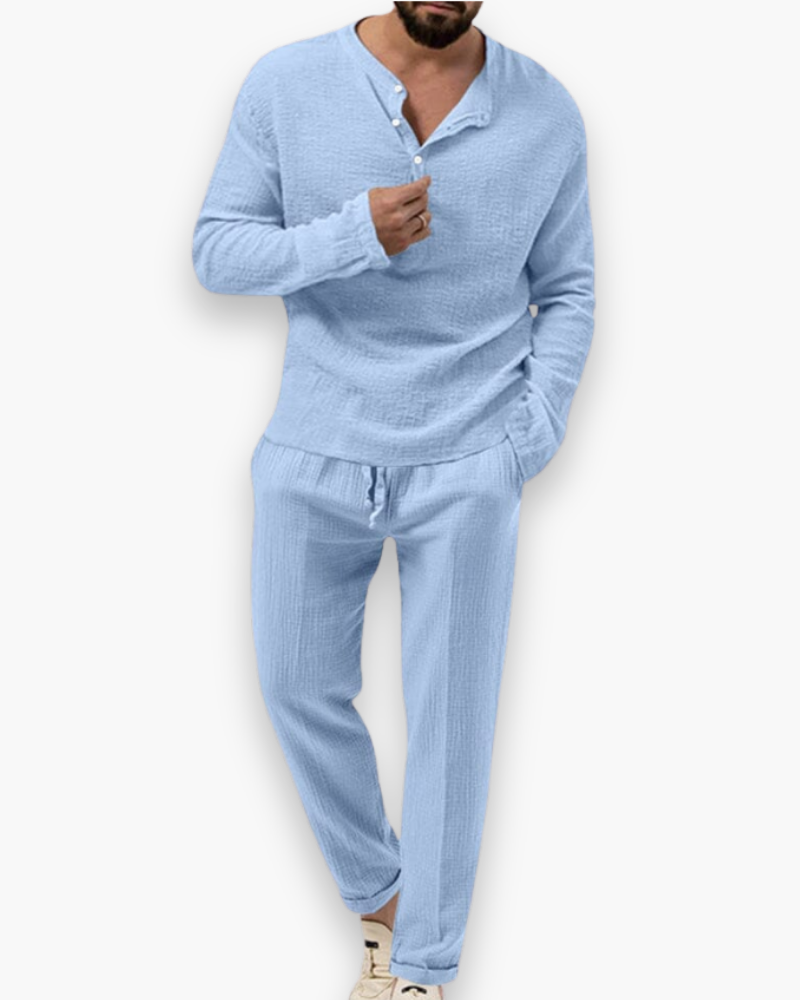 Men's Smart Casual Two-Piece Set