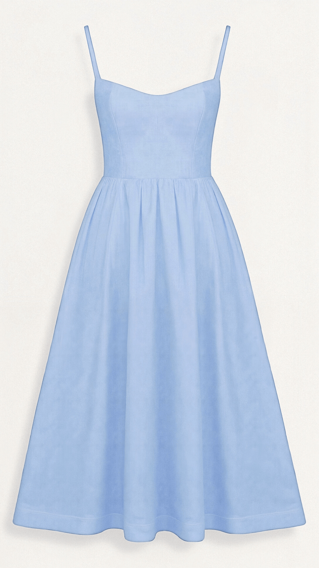 Women's A-Line Pocketed Midi Dress
