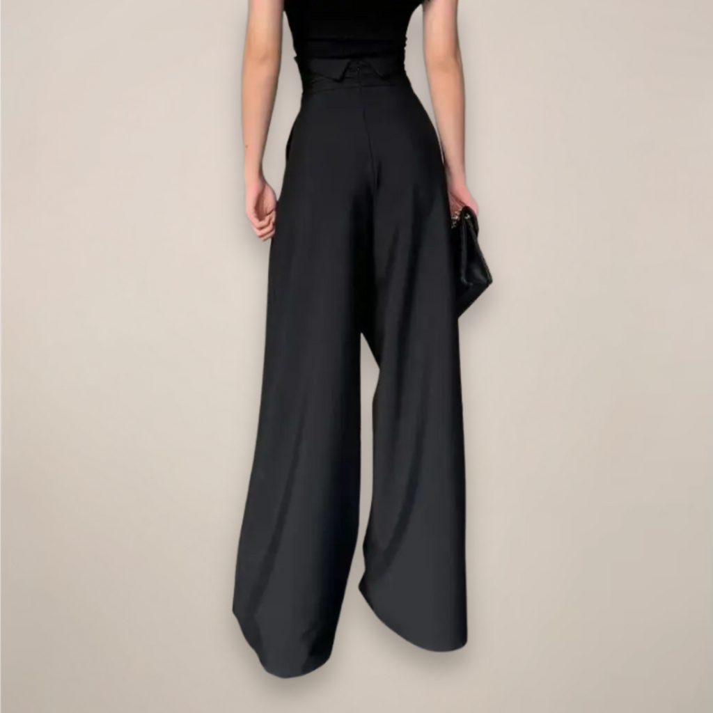 Women's High Waist Wide Leg Trousers