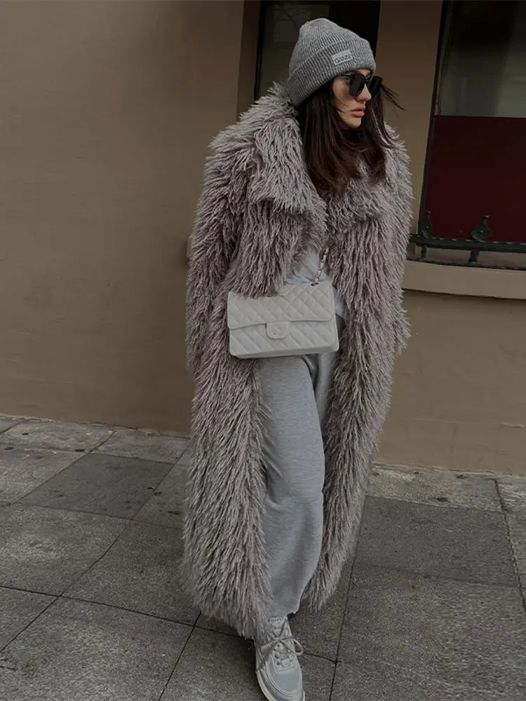 Women's Oversized Plush Coat
