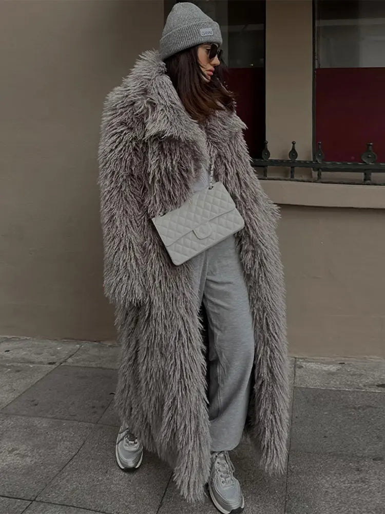 Women's Oversized Plush Coat