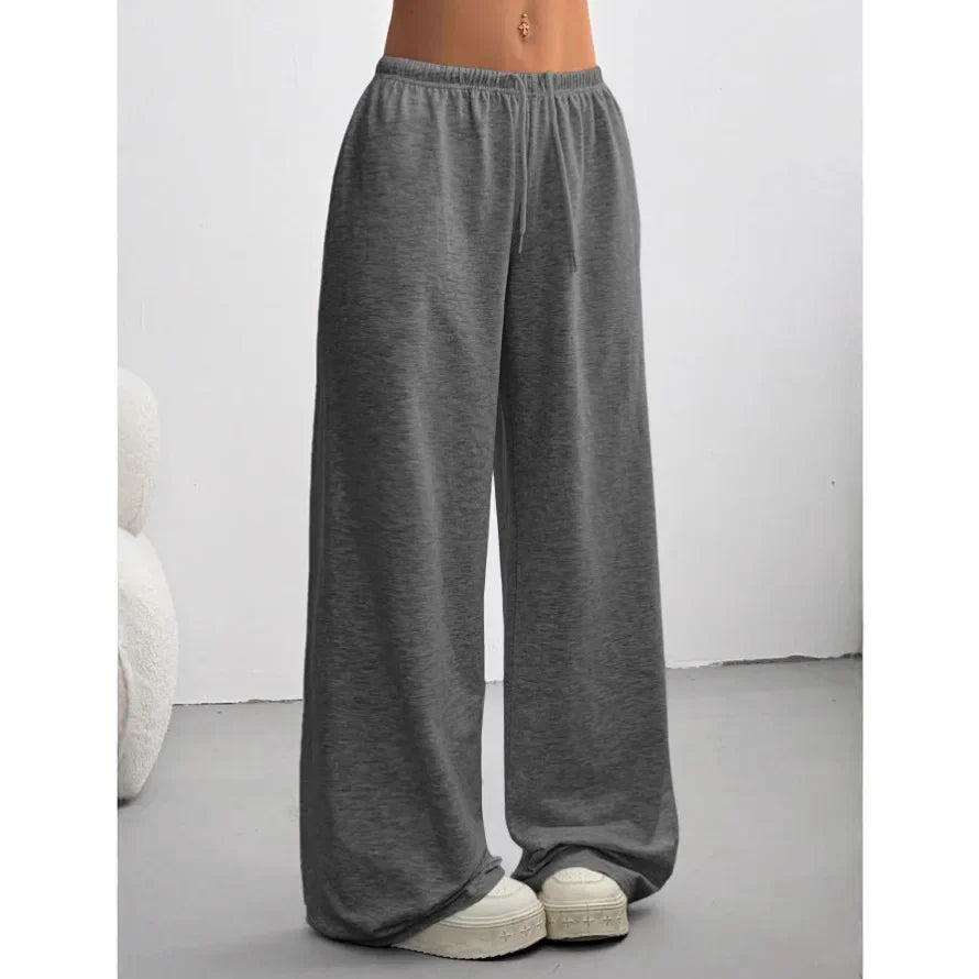 Women's Wide-Leg Drawstring Waist Joggers