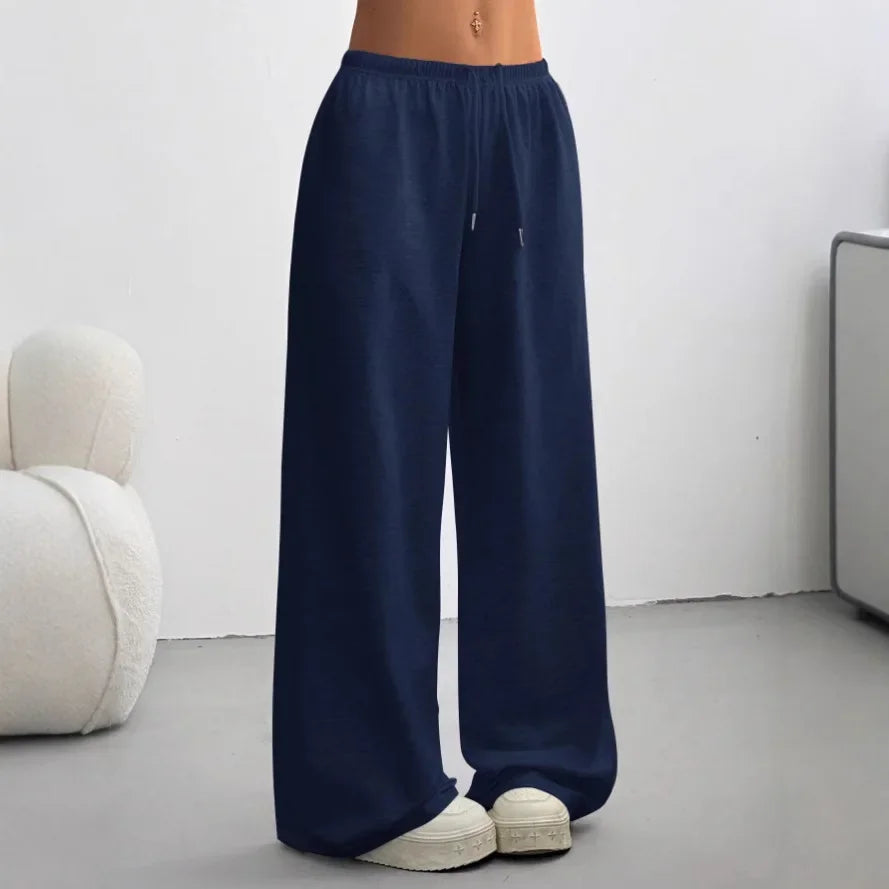 Women's Wide-Leg Drawstring Waist Joggers
