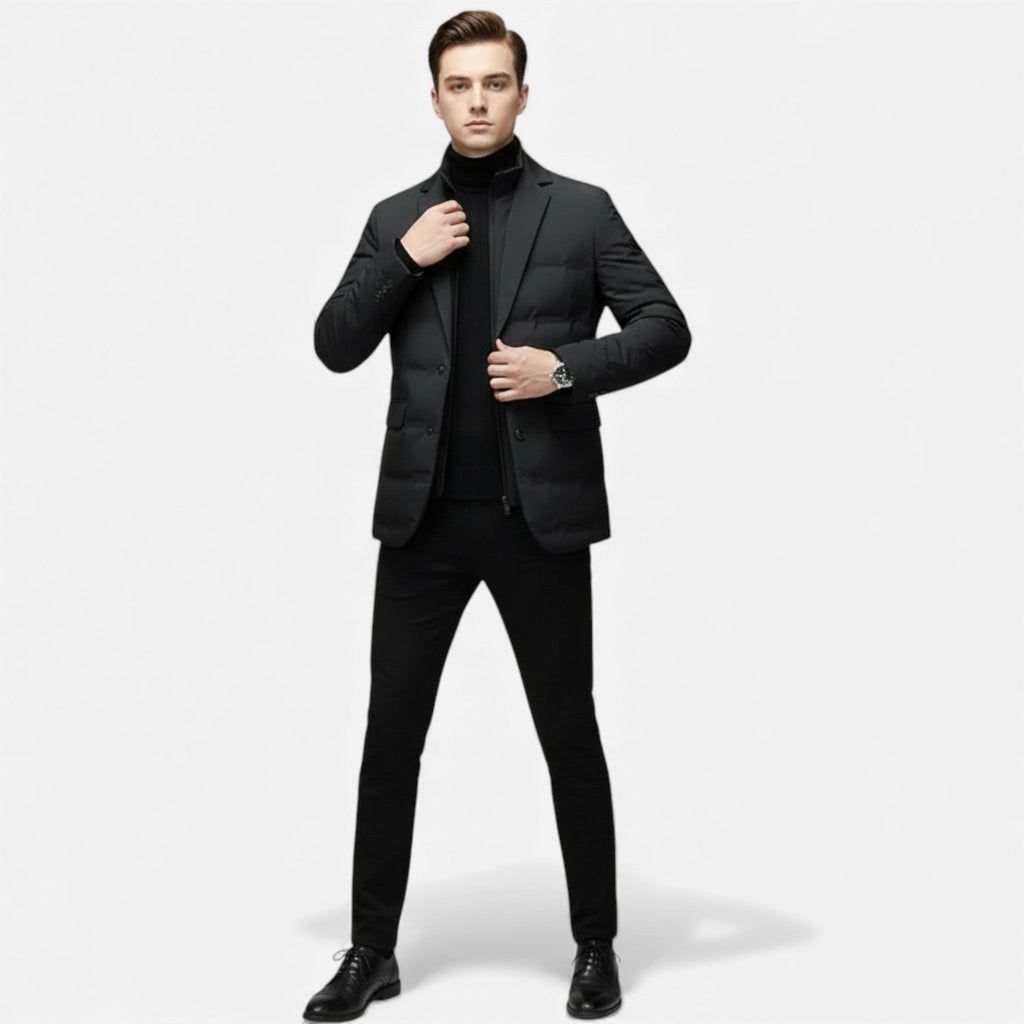 Men's Down-Filled Quilted Puffer Jacket