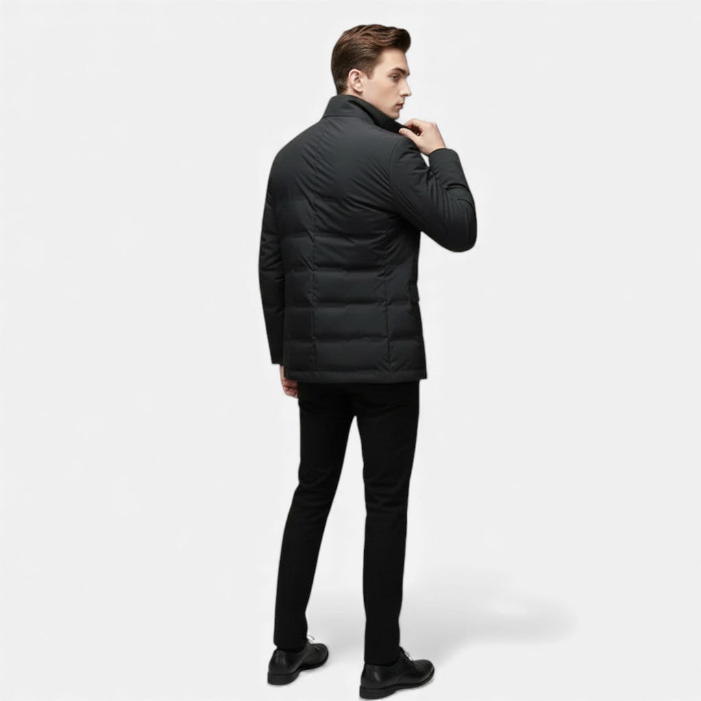 Men's Down-Filled Quilted Puffer Jacket