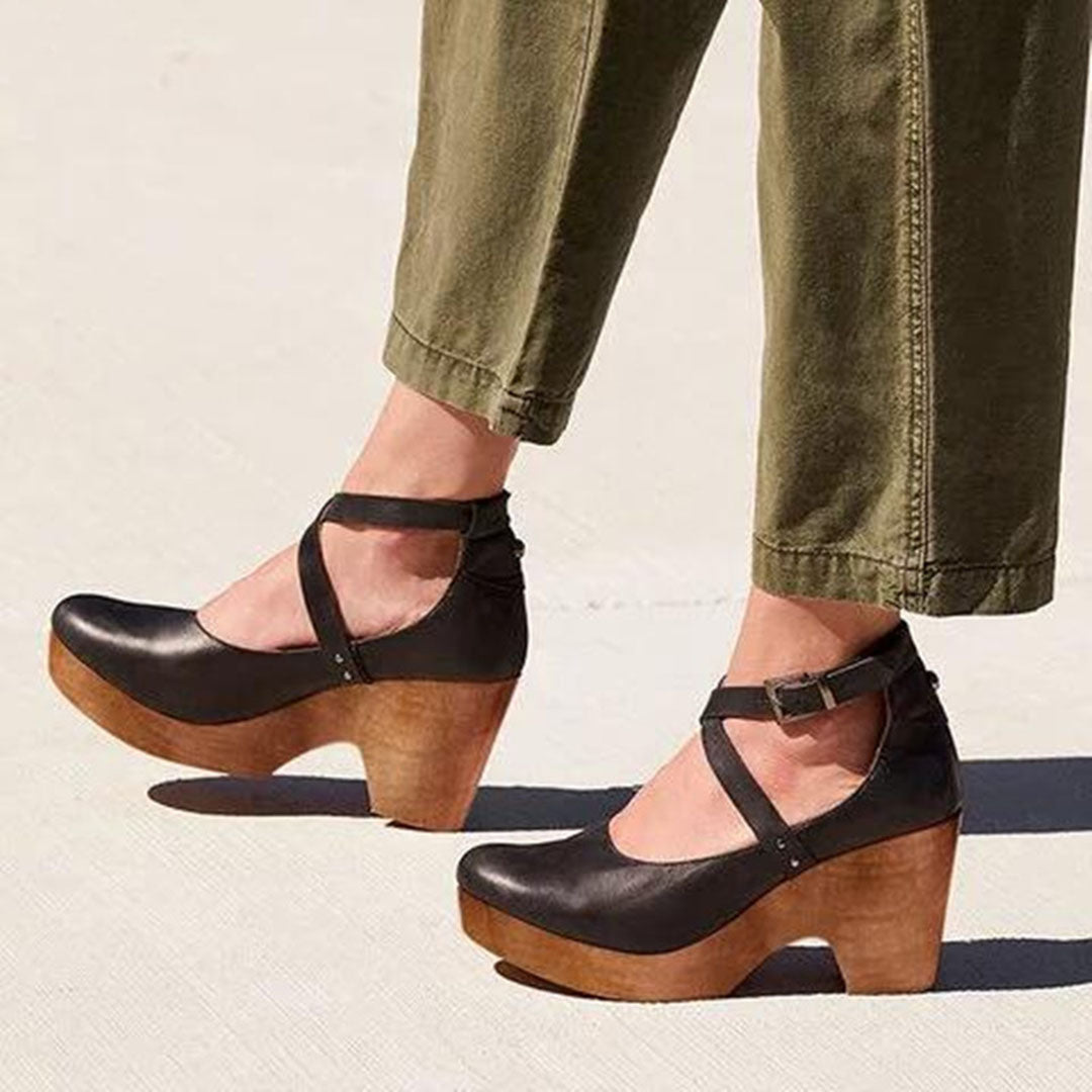Women's Closed Toe Wedge Heels