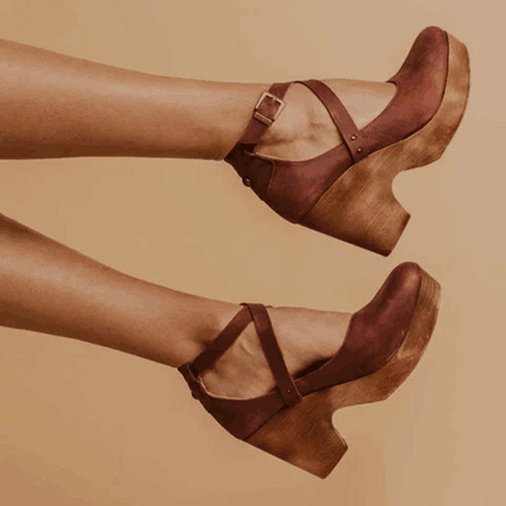 Women's Closed Toe Wedge Heels