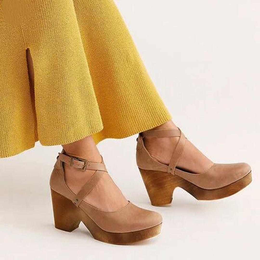 Women's Closed Toe Wedge Heels
