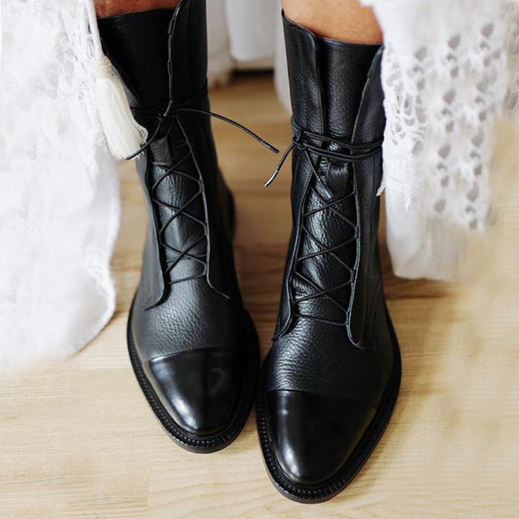 Women's Comfortable Leather Boots