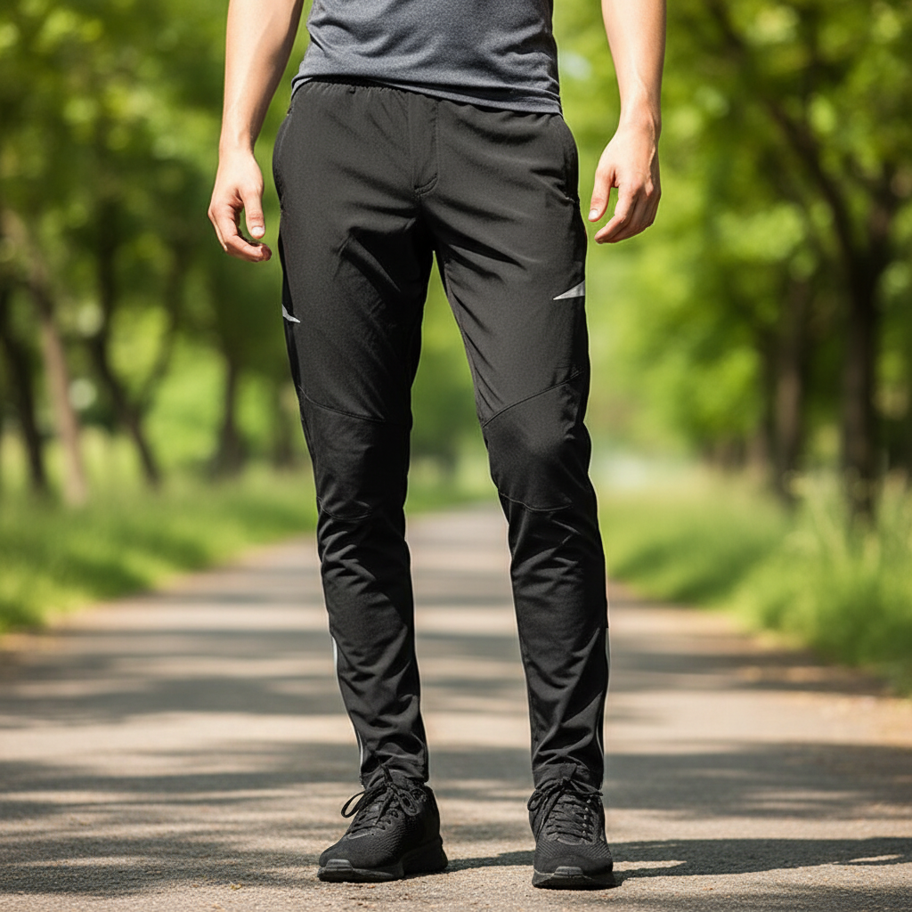 Men's Stretch Reflective Sports Trousers