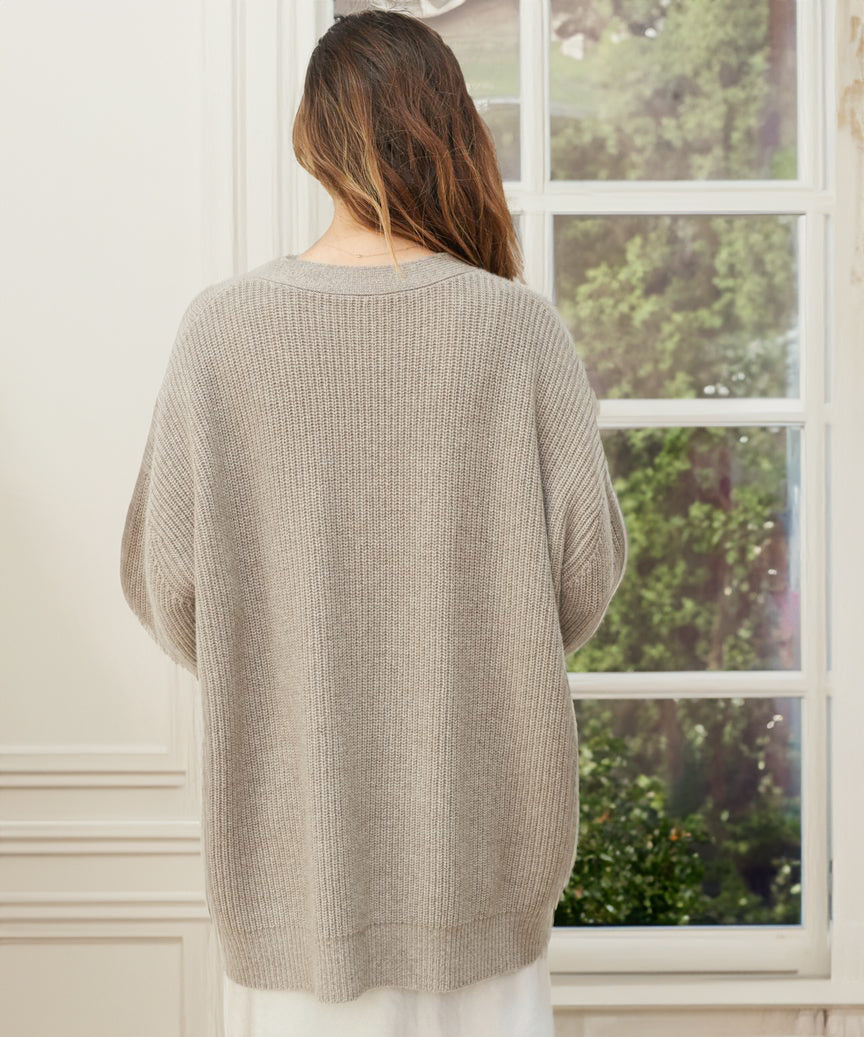 Women's Oversized Knit Cardigan