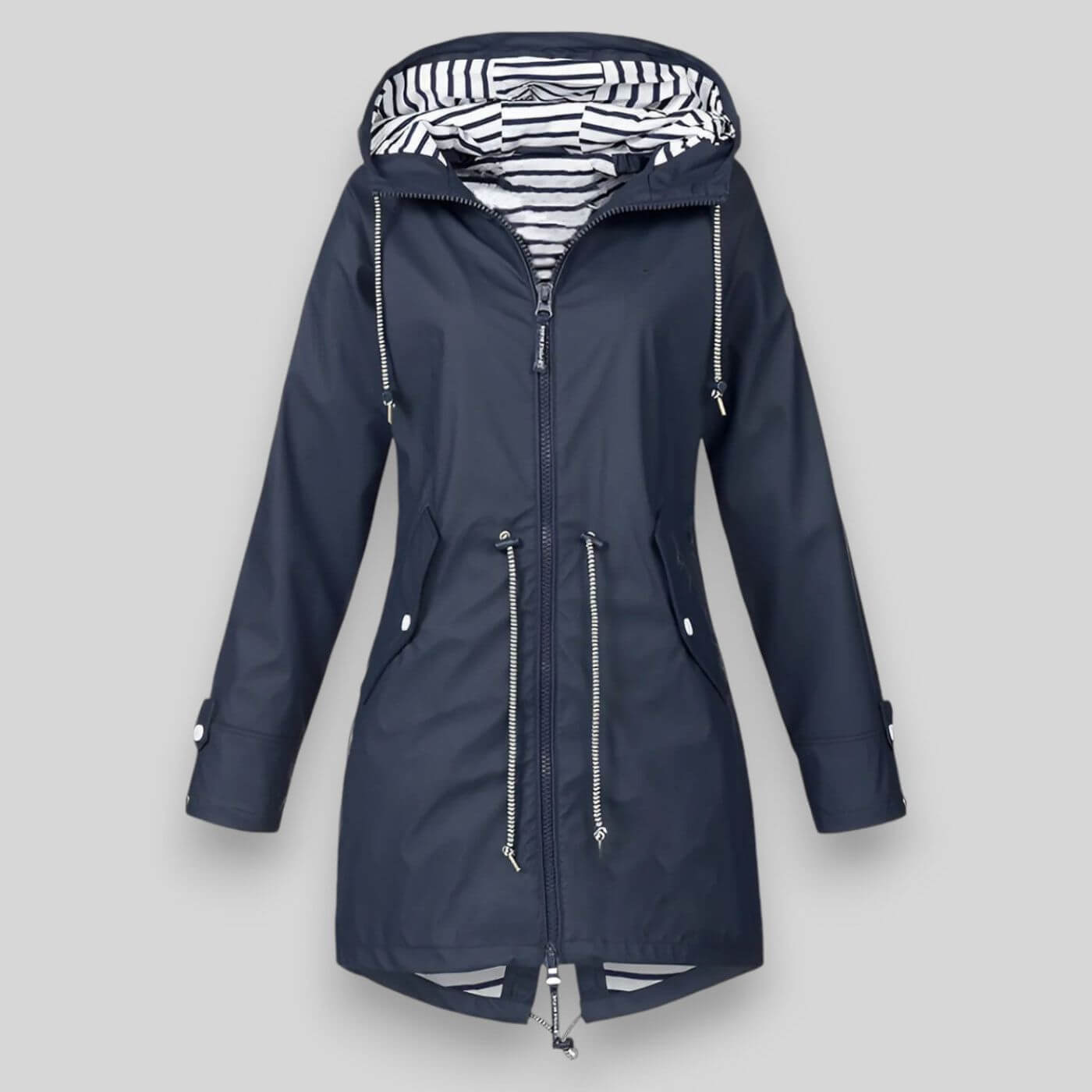 Women’s Hooded Zip-Up Parka Coat