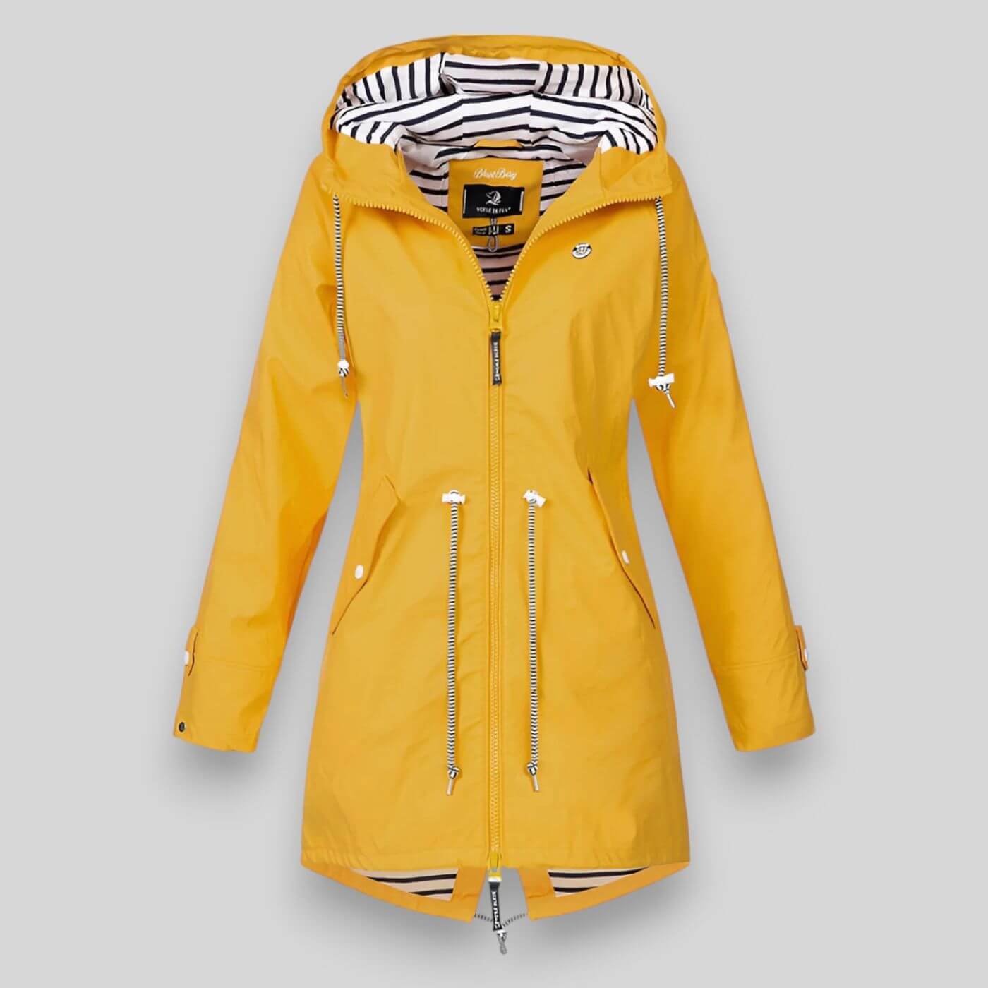 Women’s Hooded Zip-Up Parka Coat
