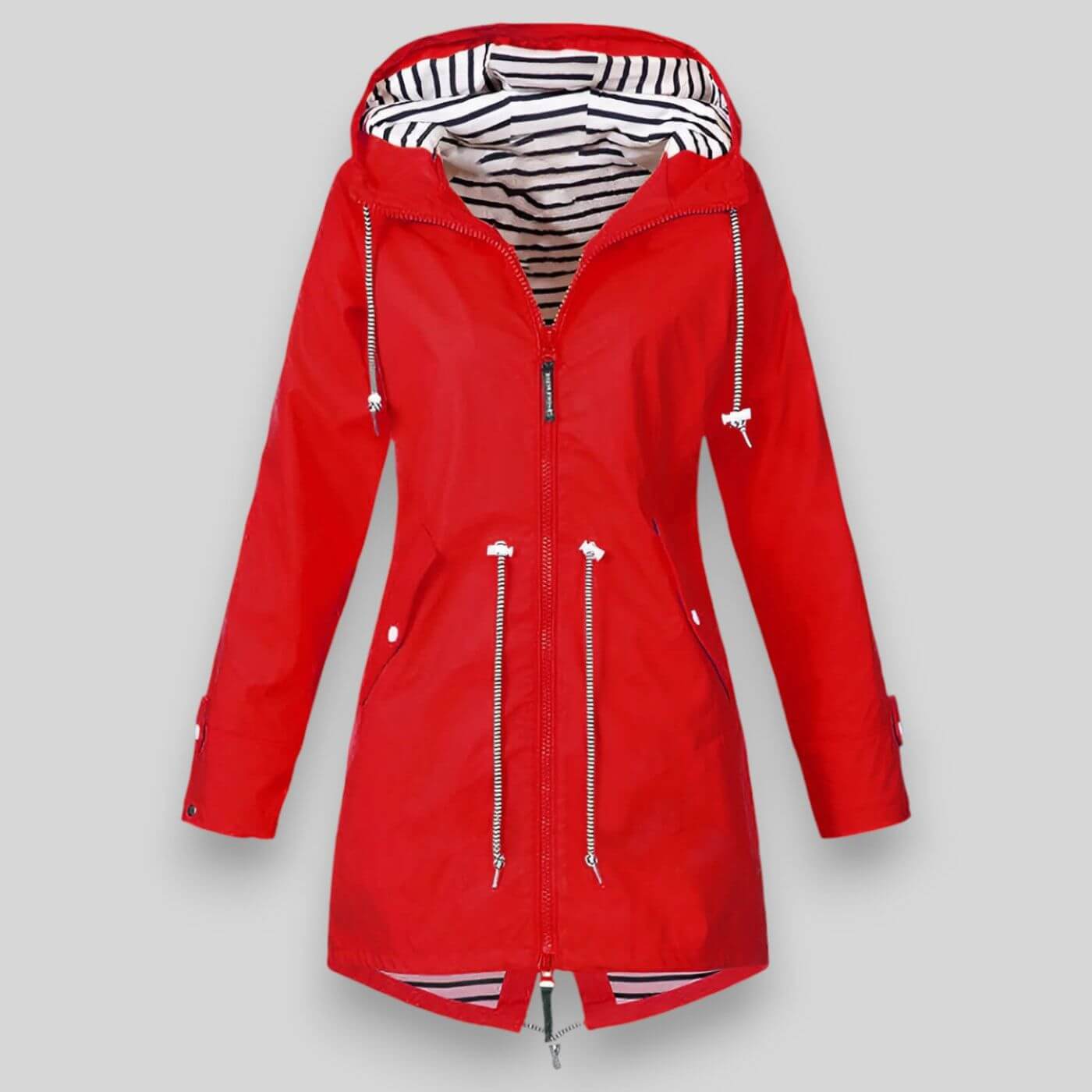 Women’s Hooded Zip-Up Parka Coat