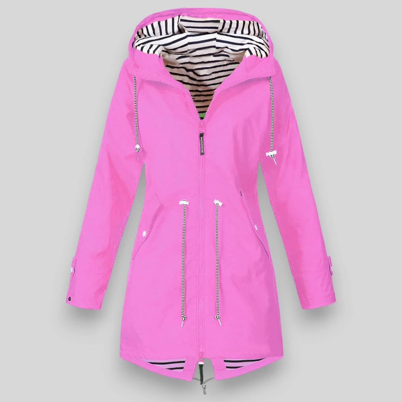 Women’s Hooded Zip-Up Parka Coat