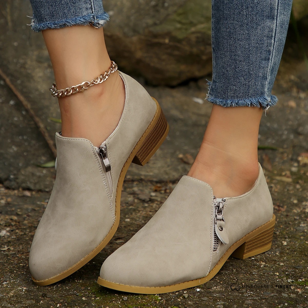 Women's Orthopedic Zip-Up Ankle Boots
