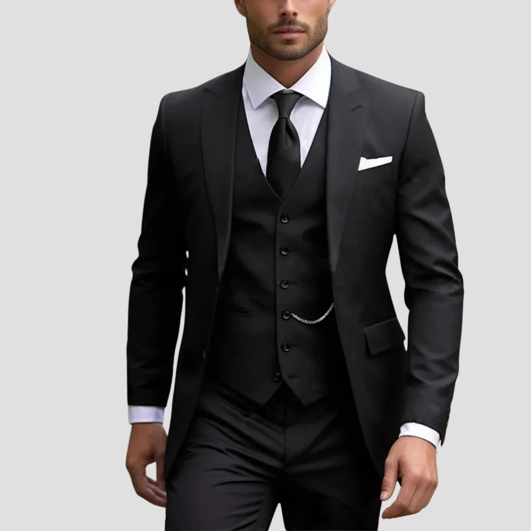 Men’s Slim Fit Three-Piece Formal Suit