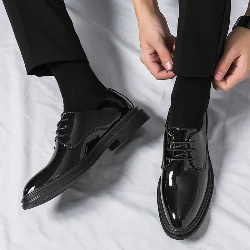 Men's Formal Lace-Up Derby Shoes