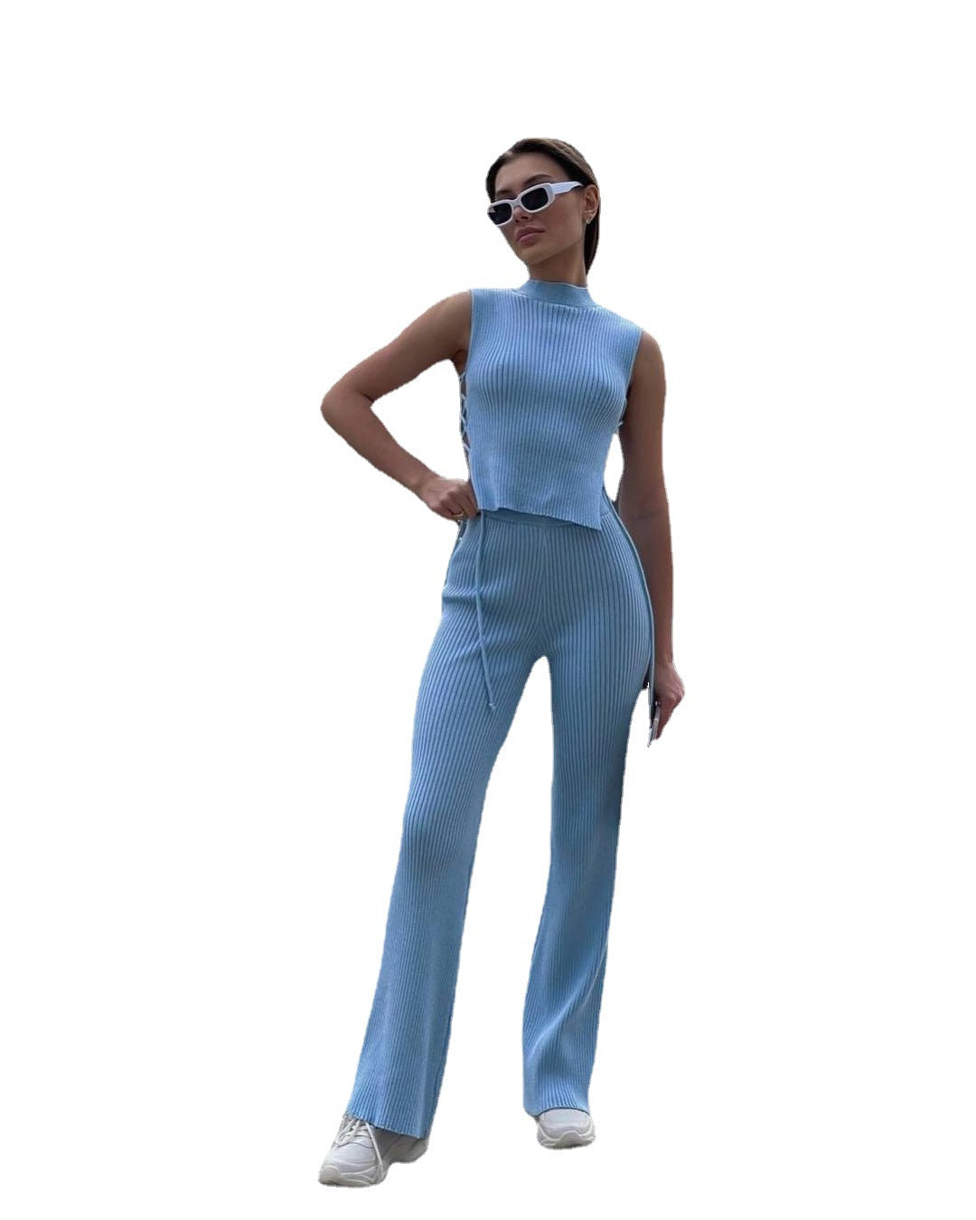 Women's Tailored Waistcoat and Trousers Set